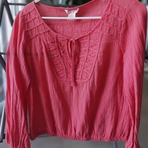 Pink Bohemian Top